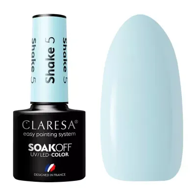 CLARESA SOAK OFF LAKIER HYBRYDOWY SHAKE 5 5ML