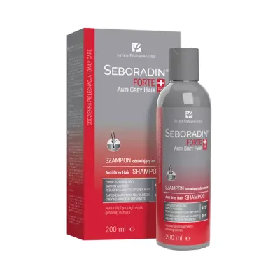 SEBORADIN FORTE ANTI GREY HAIR SZAMPON ODSIWIAJĄCY DO WŁOSÓW 200ML