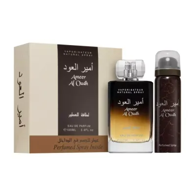 LATTAFA AMEER AL OUDH WODA PERFUMOWANA SPRAY 100ML + DEZODORANT 50ML