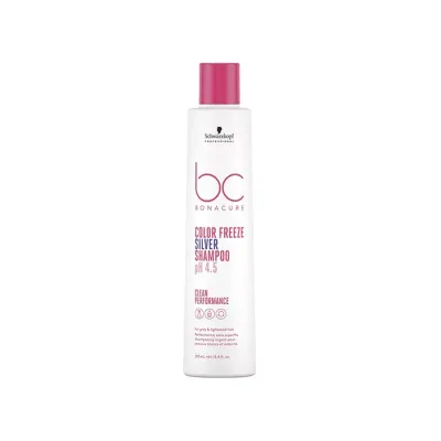 SCHWARZKOPF BC BONACURE COLOR FREEZE SILVER SZAMPON DO WŁOSÓW 250ML