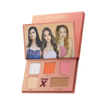 INGRID x TEAM X PALETA CIENI DO POWIEK FLIRTY 6G