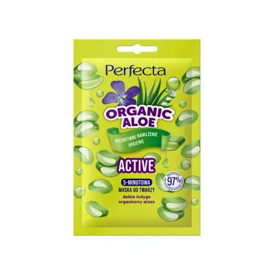 PERFECTA ORGANIC ALOE 5-MINUTOWA MASKA DO TWARZY 10ML