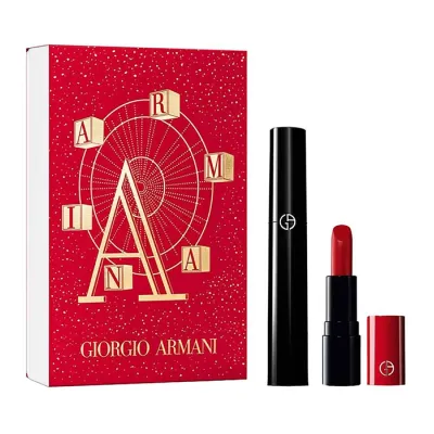 GIORGIO ARMANI EYES TO KILL SET TUSZ DO RZĘS 10ML + POMADKA 1,4G