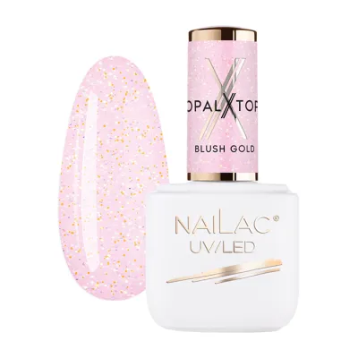 NAILAC OPALX TOP HYBRYDOWY BLUSH GOLD 7ML