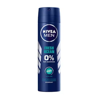 NIVEA MEN FRESH OCEAN DEZODORANT W SPRAY'U 150ML