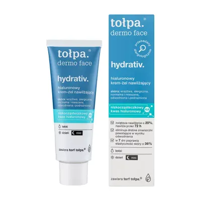 TOŁPA DERMO FACE HYDRATIV HIALURONOWY KREM ŻEL NAWILŻAJĄCY 40ML