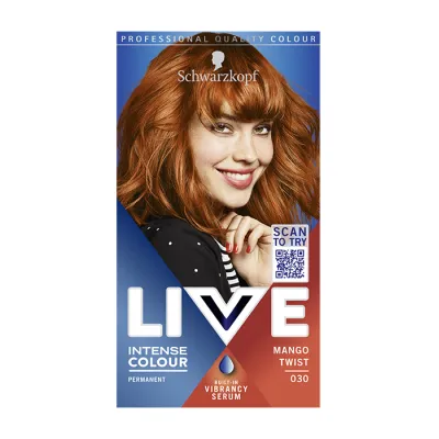 SCHWARZKOPF LIVE INTENSE COLOUR PERMANENT FARBA DO WŁOSÓW 030 MANGO TWIST