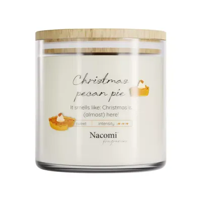 NACOMI FRAGRANCES SOJOWA ŚWIECA ZAPACHOWA CHRISTMAS PECAN PIE 450G