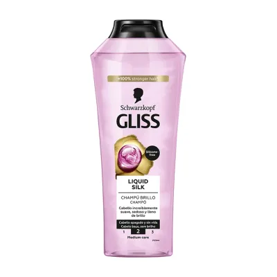 GLISS LIQUID SILK SHINE SHAMPOO SZAMPON DO WŁOSÓW MATOWYCH I ŁAMLIWYCH 400ML