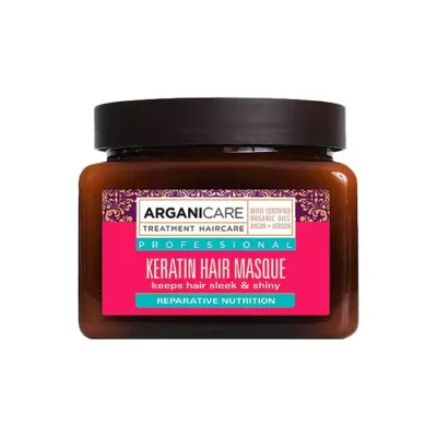 ARGANICARE KERATIN NAPRAWCZA MASKA DO KAŻDEGO RODZAJU WŁOSÓW 500ML