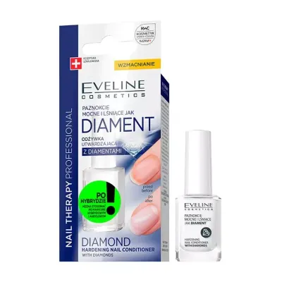 EVELINE NAIL THERAPY PROFESSIONAL ODŻYWKA PAZNOKCIE MOCNE JAK DIAMENT 12ML