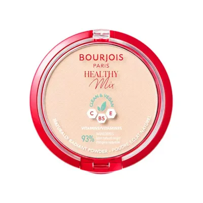 BOURJOIS HEALTHY MIX CLEAN MATUJĄCY PUDER DO TWARZY 01 IVORY 10G