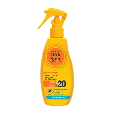 DAX SUN NAWILŻAJĄCA EMULSJA DO OPALANIA SPF 20 200ML