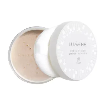 LUMENE SHEER FINISH LOOSE POWDER SYPKI PUDER UTRWALAJĄCY TRANSLUCENT 8G