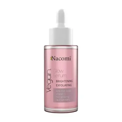 NACOMI GLOW SERUM BRIGHTENING EXFOLIATING SERUM ROZJAŚNIAJĄCO-ZŁUSZCZAJĄCE 40ML