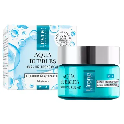 LIRENE AQUA BUBBLES GŁEBOKO NAWILŻAJĄCY HYDROKREM 50ML