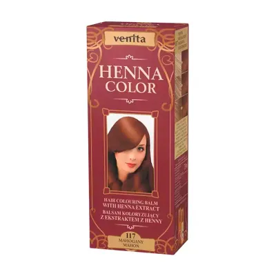 VENITA HENNA COLOR BALSAM KOLORYZUJĄCY Z EKSTRAKTEM Z HENNY 117 MAHOŃ 75ML