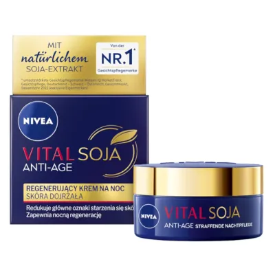 NIVEA VITAL SOJA REGENERUJĄCY KREM NA NOC 50ML