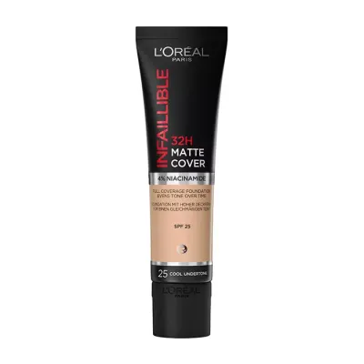 LOREAL INFAILLIBLE 32H MATTE COVER DŁUGOTRWAŁY PODKŁAD MATUJĄCY 25 30ML