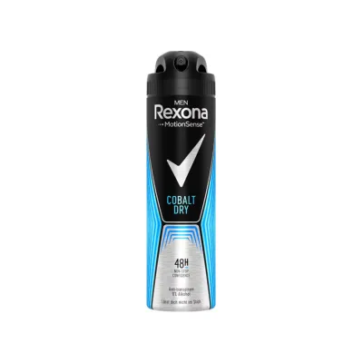 REXONA MEN COBALT DRY ANTYPERSPIRANT W AEROZOLU DLA MĘŻCZYZN 150ML