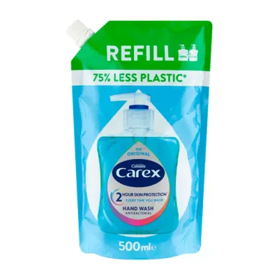 CAREX THE ORIGINAL MYDŁO ANTYBAKTERYJNE DO RĄK W PŁYNIE REFILL 500ML