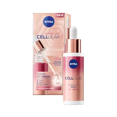 NIVEA CELLULAR EXPERT LIFT 3-ZONE SERUM PRZECIWSTARZENIOWE DO TWARZY 30ML