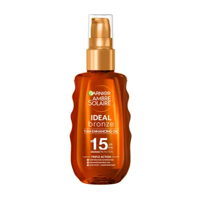 GARNIER AMBRE SOLAIRE IDEAL BRONZE OLEJEK PRZYSPIESZAJĄCY OPALANIE SPF15 150ML