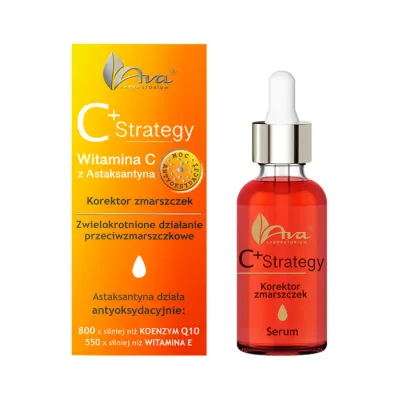 AVA C+STRATEGY KOREKTOR ZMARSZCZEK SERUM DO TWARZY 30ML