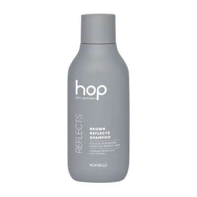 MONTIBELLO HOP JOIN WELLNESS REFLECTS SZAMPON DO WŁOSÓW BRĄZOWYCH 300ML