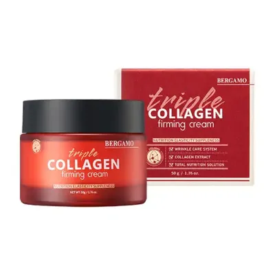 BERGAMO TRIPLE COLLAGEN PRZECIWSTARZENIOWY KREM DO TWARZY 50G