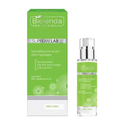 BIELENDA PROFESSIONAL SUPREMELAB SEBIO DERM SPECJALISTYCZNE SERUM SEBO-REGULUJĄCE 30ML