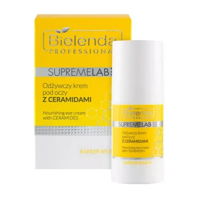 BIELENDA PROFESSIONAL SUPREMELAB BARRIER RENEW ODŻYWCZY KREM POD OCZY Z CERAMIDAMI 15ML