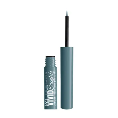 NYX PROFESSIONAL MAKEUP VIVID BRIGHTS EYELINER W PŁYNIE 01 CYAN SIMP 2ML