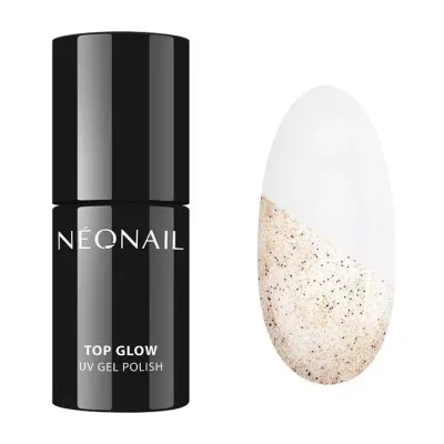 NEONAIL TOP GLOW NA LAKIER HYBRYDOWY 9067 GOLD SAND 7,2ML