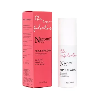 NACOMI NEXT LEVEL THE EXFOLIATOR AHA & PHA 30% PEELING KWASOWY W FORMIE SERUM DO TWARZY 30ML