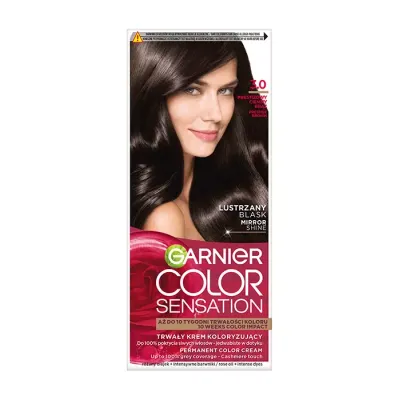 GARNIER COLOR SENSATION TRWAŁA FARBA DO WŁOSÓW 3.0 CIEMNY BRĄZ