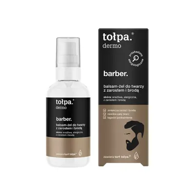 TOŁPA DERMO MEN BARBER BALSAM-ŻEL DO TWARZY Z ZAROSTEM I BRODĄ 75ML