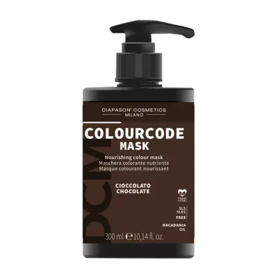 DIAPASON COSMETICS MILANO COLOURCODE KOLORYZUJĄCA MASKA DO WŁOSÓW CHOCOLATE 300ML