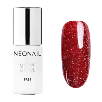 NEONAIL GLITTER EFFECT BAZA HYBRYDOWA 9598 RED SHINE 7,2ML