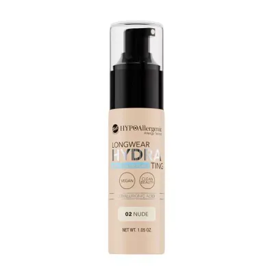 BELL HYPOALLERGENIC LONGWEAR HYDRATING BALM FOUNDATION PODKŁAD Z KWASEM HIALURONOWYM 02 30G