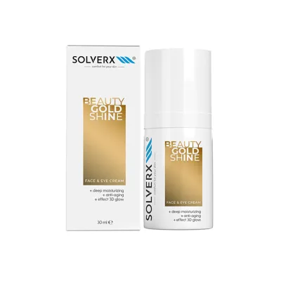 SOLVERX BEAUTY GOLD SHINE KREM DO TWARZY 30ML