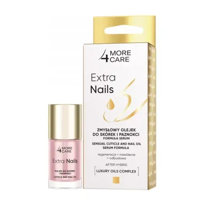 MORE4CARE EXTRA NAILS ZMYSŁOWY OLEJEK DO SKÓREK I PAZNOKCI 10ML