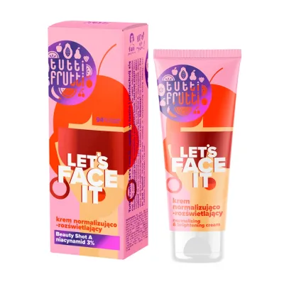 FARMONA TUTTI FRUTTI LET'S FACE IT NORMALIZUJĄCO – ROZŚWIETLAJĄCY KREM DO TWARZY 50ML