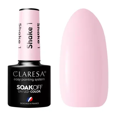 CLARESA SOAK OFF LAKIER HYBRYDOWY SHAKE 1 5ML