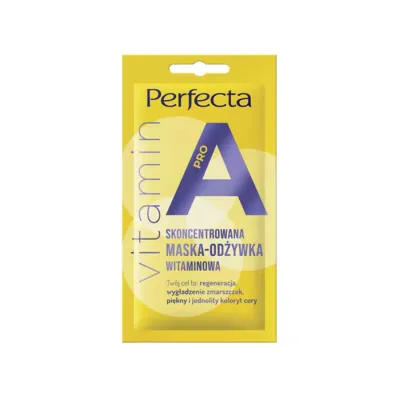 PERFECTA VITAMIN PRO A SKONCENTROWANA MASKA-ODŻYWKA WITAMINOWA DO TWARZY 8ML