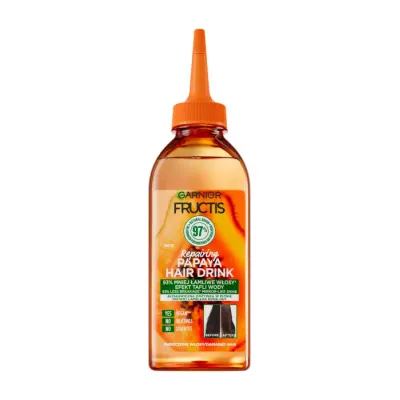 GARNIER FRUCTIS HAIR DRINK PAPAYA BŁYSKAWICZNA ODŻYWKA DO WŁOSÓW W PŁYNIE 200ML