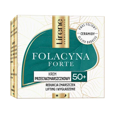 LIRENE FOLACYNA FORTE PRZECIWZMARSZCZKOWY KREM DO TWARZY 50+ 50ML