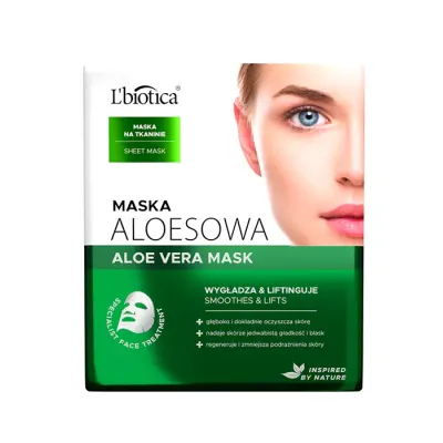 L'BIOTICA MASKA NA TKANINIE ALOESOWA 23ML