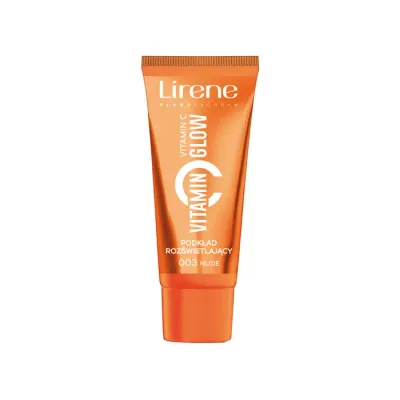 LIRENE VITAMIN C VITAMIN GLOW PODKŁAD ROZŚWIETLAJĄCY 003 NUDE 30ML