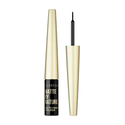 CLARESA MATTE BY NATURE MATOWY EYELINER W PŁYNIE CZARNY 4G